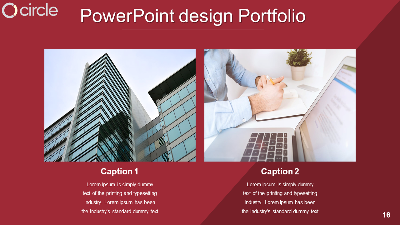 Best PowerPoint Design Portfolio Slide Template Presentation